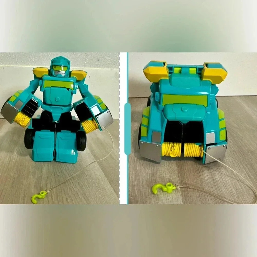 TRANSFORMERS RESCUE BOTS ACADEMY HOIST Flatbed Toy Truck Academy Rescue Team